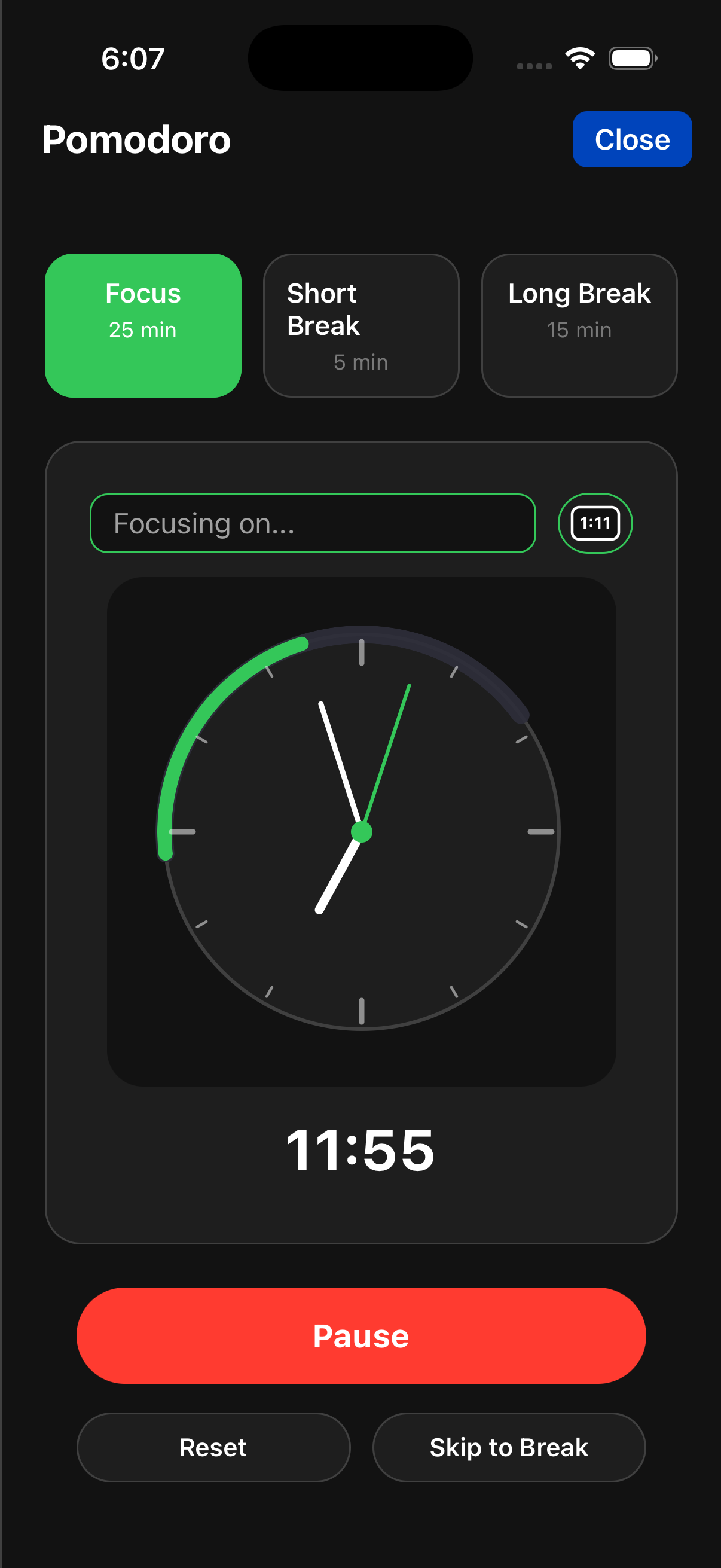 Pomodoro Timer